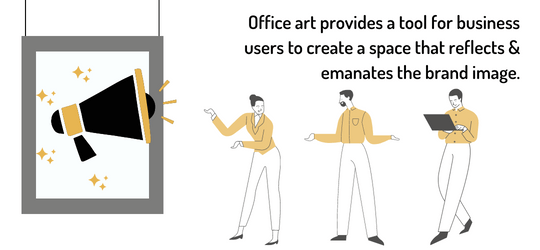 art in the workplace for brand image