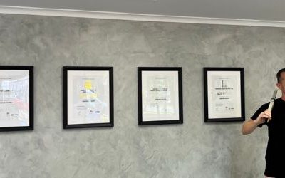 How to Display Certificates on a Wall