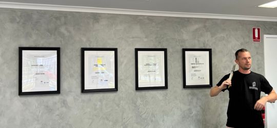 How to Display Certificates on a Wall